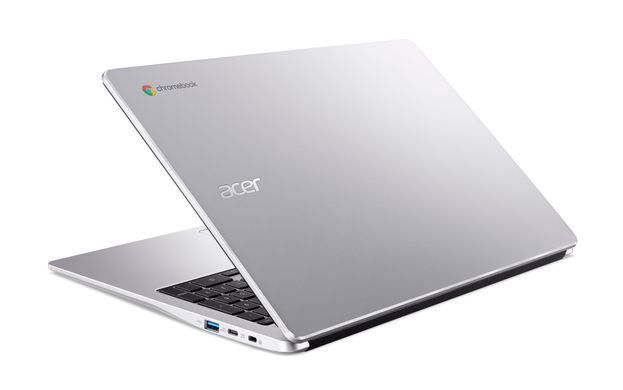 Acer Ноутбук Chromebook CB315-4HT 15" FHD IPS Touch, Intel C N4500, 8GB, F128GB, UMA, ChromeOS, серебристый NX.KBAEU.001 фото