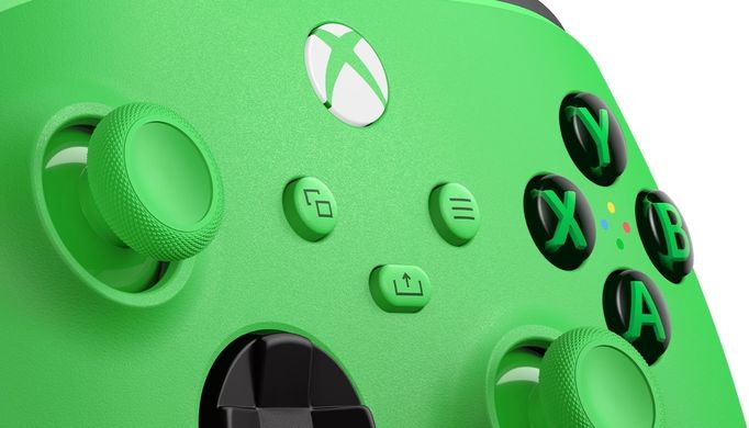 Microsoft Геймпад Microsoft Xbox бездротовий, зелений QAU-00091 фото