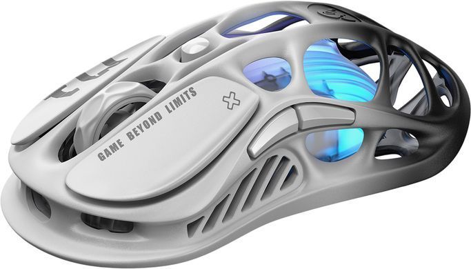 GravaStar Миша Mercury M1 Pro, BT/WL/USB-A, RGB, чорно-білий GRAVASTARM1PRO_GBLK фото