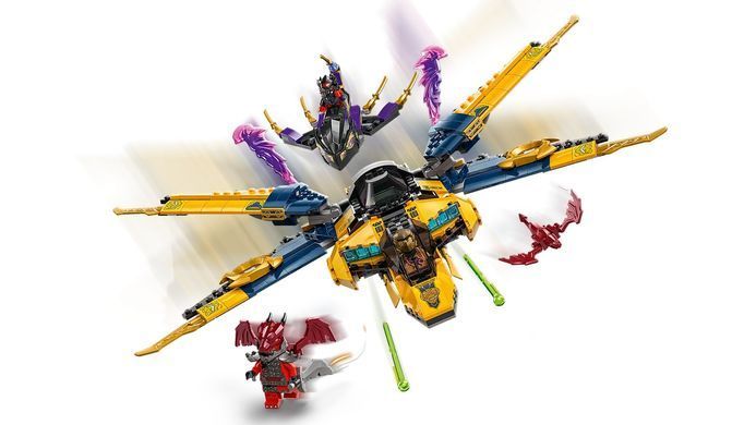 LEGO Конструктор Ninjago Суперштормовий реактивний літак Рас та Арін 71833 фото