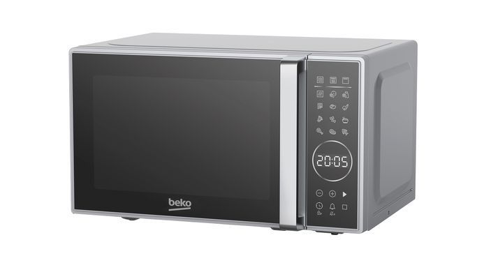 Beko Мікрохвильова піч, 20л, електрон. керування, 700Вт, гриль, сріблястий MGC20130SB фото