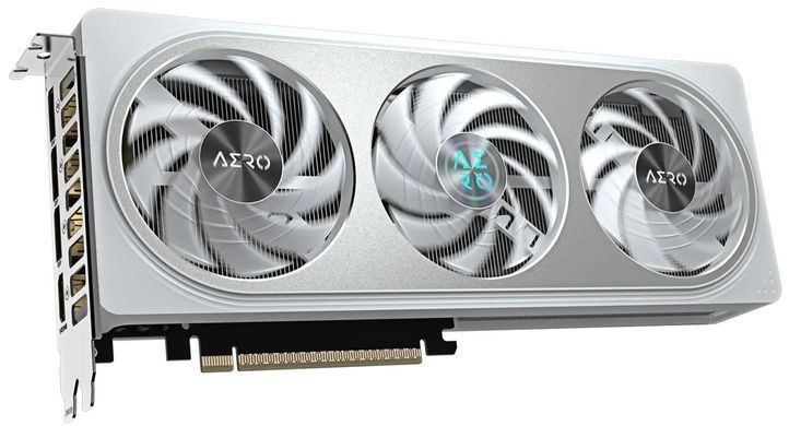 Gigabyte Відеокарта GIGABYTE GeForce RTX 5060 Ti 8GB GDDR7 AERO OC срібний GV-N506TAERO_OC-8GD фото