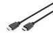 Digitus Кабель DIGITUS HDMI (M/M), 4K@60Гц, Ultra HD, Premium, тип A, w/Ethernet, золото, 2м, чорний 1 - магазин Coolbaba Toys