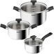 Tefal Набір посуду Delicious, 6 предметів, нержавіюча сталь, бакеліт, скло 1 - магазин Coolbaba Toys