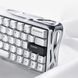 GravaStar Клавіатура магнітна Mercury V60 Pro 60keys, GravaStar Blackcore, USB-A, 8k, RGB, Chrome Silver 6 - магазин Coolbaba Toys