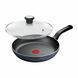 Tefal Сковорода с крышкой So' Light, 26см, алюминий, бакелит, стекло, черный