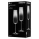 ARDESTO Champagne glasses set Black Mars 270ml, 2pcs, glass, grey 5 - магазин Coolbaba Toys