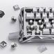 GravaStar Клавіатура магнітна Mercury V60 Pro 60keys, GravaStar Blackcore, USB-A, 8k, RGB, Chrome Silver 5 - магазин Coolbaba Toys
