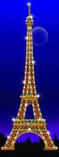 Набор для творчества Sequin Art STRICTLY Эйфелева башня SA1405 фото