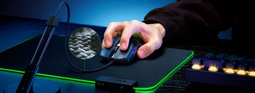 Razer Миша Cobra, RGB, USB-A, чорний RZ01-04650100-R3M1 фото