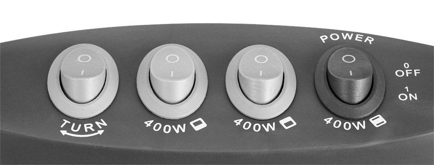Neo Tools Обогреватель инфракрасный, 1200Вт, галогенный нагрев. элемент, функция осцилляции, серый 90-114 фото