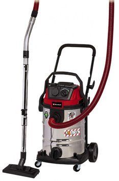 Einhell Пылесос профессиональный TE-VC 2230 SACL, 1400Вт, 220мБар, контейнер 30л, розетка, класс L, 9.15кг 2342465 фото