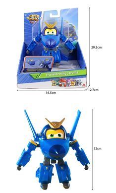 Super Wings Игровая фигурка-трансформер Transforming Джером (Jerome) EU770230 фото