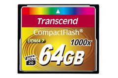 Карта памяти Transcend CF 64GB 1000X TS64GCF1000 фото