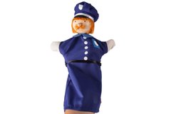Лялька-рукавичка goki Поліцейський 51646G фото