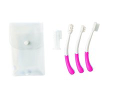 Nuvita Набір по догляду за зубами (дитячий 0м+ рожевий) - купити в інтернет-магазині Coolbaba Toys