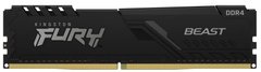 Память ПК Kingston DDR4 8GB 3600 FURY Beast Black KF436C17BB/8 фото