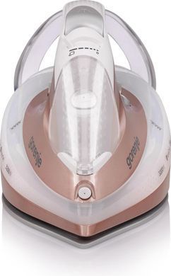 Gorenje Iron Gorenje, 3200W, 420ml, steam boost -250g, vert. Steaming, auto shutdown, ceramic soleplate, bronze-white SIH3200WR фото