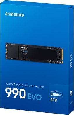 Samsung Накопитель SSD M.2 2TB PCIe 4.0 990EVO MZ-V9E2T0BW фото