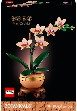 LEGO Конструктор Botanicals Мини орхидея 10343 фото