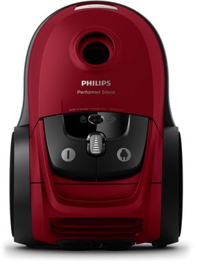 Пылесос Philips мешковой Performer Silent, 650Вт, 4л, микрофильтр, красный FC8781/09 фото