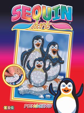 Набор для творчества Sequin Art RED Пингвины Пепина SA1503 фото