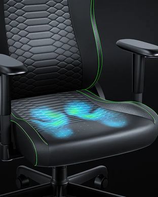 Razer Крісло Iskur V2 X NewGen, EPU шкіра з CoolTouch&trade;, 2D-Armrests, чорно-зелений RZ38-05310700-R3G1 фото