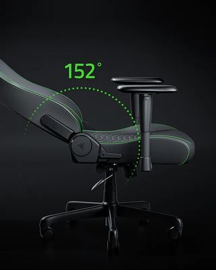 Razer Крісло Iskur V2 X NewGen, EPU шкіра з CoolTouch&trade;, 2D-Armrests, чорно-зелений RZ38-05310700-R3G1 фото