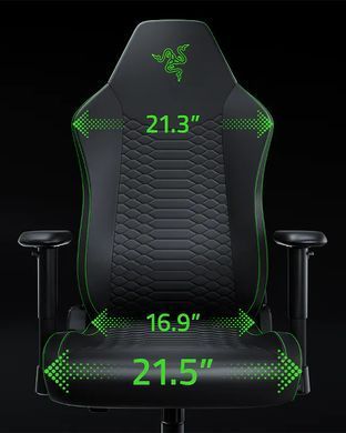 Razer Крісло Iskur V2 X NewGen, EPU шкіра з CoolTouch&trade;, 2D-Armrests, чорно-зелений RZ38-05310700-R3G1 фото