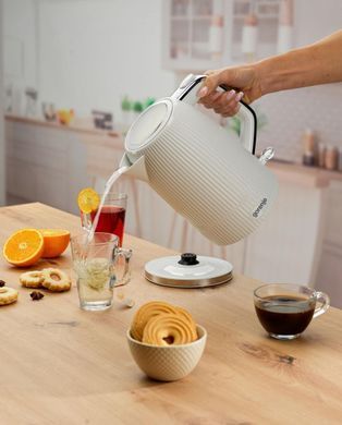 Gorenje Електрочайник 1.7л, Strix-контроль, білий матовий K17DPW фото