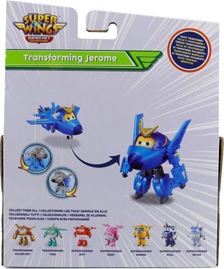 Super Wings Игровая фигурка-трансформер Transforming Джером (Jerome) EU770230 фото