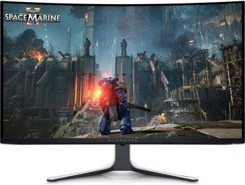 Dell Монітор 31.6" AW3225QF 2xHDMI, DP, USB, QD-OLED, 3840x2160, 240Hz, 0.03ms, DCI-P3 99%, CURVED, G-SYNC, FreeSync, Pivot, HDR TrueBlack 400 210-BLLV фото