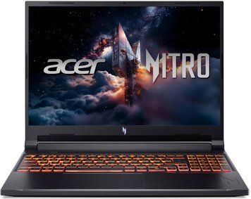 Acer Ноутбук Acer Nitro V 16 ANV16-72 16" WUXGA IPS, Intel 7-240H, 16GB, F1TB, NVD5070-8, Lin, чорний NH.QZREU.00C фото