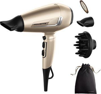 Rowenta Фен Pro Expert Tresor Collection, 2200Вт, 3 режими, іоніз-я, дифузор, 2 концентратора, хол. обдув, чохол, заколка, бронзовий CV8861F0 фото