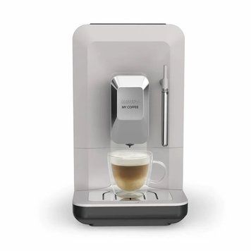 Krups Кавомашина Krups My Coffee+ 1.5л, зерно, ОLED дисплей, авторецептів - 3, метал, сірий EA201BE0 фото