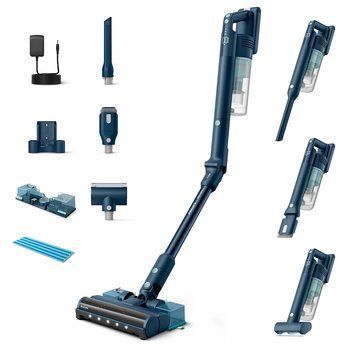 Philips Пылесос беспроводный Flex Series 5000, влажная уборка, конт пыль -0.27л, автон. раб. до 60мин, PowerCyclone 10, серо-зеленый XC5244/10 фото