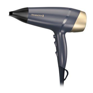 Remington Фен Sapphire Luxe , 2200Вт, 3 режими, дифузор, іоніз-я, хол. обдув, сапфіровий D5805 фото