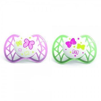 Пустушка симетрична Nuvita Air 0м+ 2шт. для дівчинки NV7061Girl фото