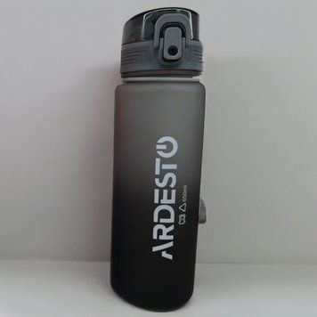 ARDESTO Пляшка для води ARDESTO Travel 650мл, пластик, чорний
