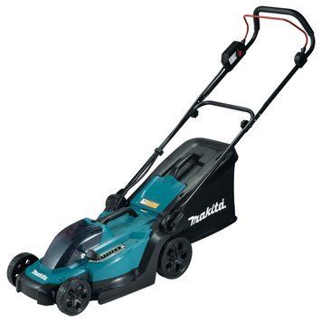 Makita Газонокосилка аккумуляторная DLM330Z, 18В LXT, 33 см, 450 м2, 30л, 20-75мм (8 позиций), 13.2 кг SOLO DLM330Z фото