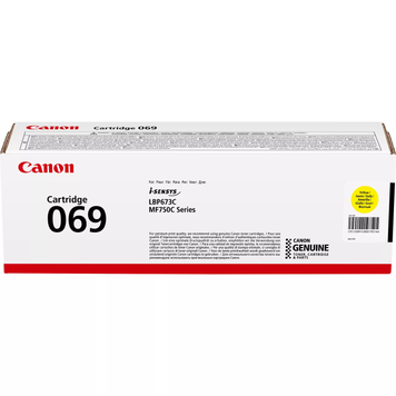 Картридж Canon 069 MF752Cdw/MF754Cdw/LBP673Cdw Yellow (1900 стор) 5091C002 фото