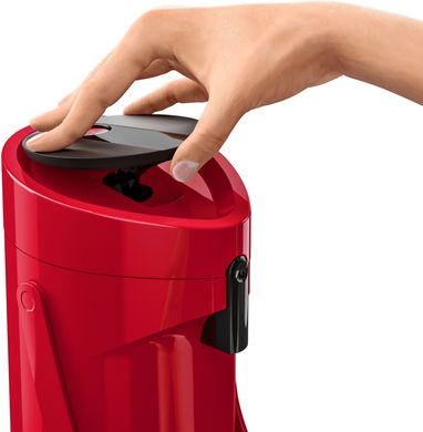 Tefal Термос Ponza Pump, 1.9л, пластик, стекло, красный K3140314 фото