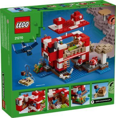LEGO Конструктор Minecraft Грибной дом 21270 фото