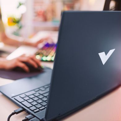 HP Ноутбук HP Victus 15-fb3046ua 15.6" FHD IPS AG, AMD AI 7 350, 24GB, F1024GB, NVD5060-8, DOS, синій BV8X8EA фото