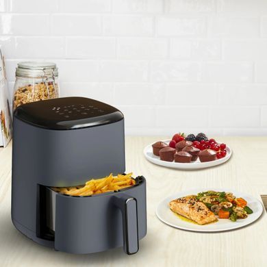 Tefal Мультипечь EasyFry Compact, 1300Вт, чаша-3л, сенсорное управл., пластик, темно-синий EY145B10 фото