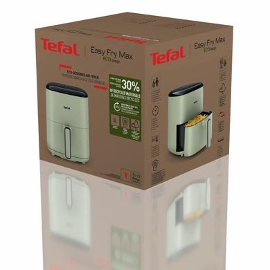 Tefal Мультипіч Easy Fry Max, 1500Вт, чаша-5л, сенсорне керув., 10 програм, пластик, світло-зелений EY24ELE0 фото