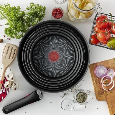 Tefal Набір посуду Ingenio XL Intense, змінна ручка, 3предмети, алюміній, бакеліт, коричневий L1509273 фото