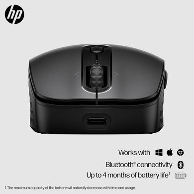 HP Миша 690 Rechargeable, BT, чорний 7M1D4AA фото