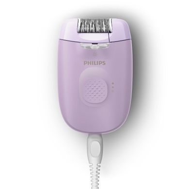 Philips Эпилятор Series 2000 дисковый, от сети, сух., с подсветкой, насадок-3, фиолетовый BRE257/00 фото