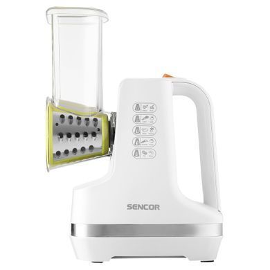 Sencor Мультирезка стационарная, 150Вт, 5 насадок, слайсер, белый SSG4300WH фото